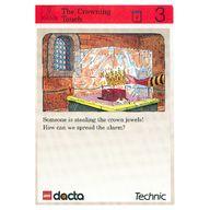 Деталь LEGO Activity Card, Set 9603, Invention 3 - The Crowning Touch, Цвет не указан/любой