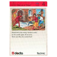 Деталь LEGO Activity Card, Set 9603, Invention 4 - One at a Time!, Цвет не указан/любой