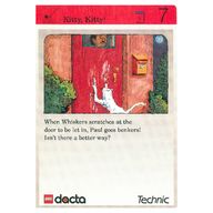 Деталь LEGO Activity Card, Set 9603, Invention 7 - Kitty, Kitty!, Цвет не указан/любой