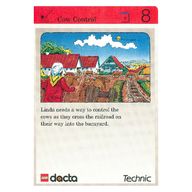 Деталь LEGO Activity Card, Set 9603, Invention 8 - Cow Control, Цвет не указан/любой