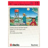 Деталь LEGO Activity Card, Set 9603, Invention 11 - Out of Water Again?, Цвет не указан/любой