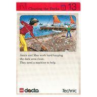 Деталь LEGO Activity Card, Set 9603, Invention 13 - Clearing the Docks, Цвет не указан/любой
