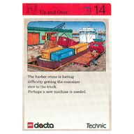 Деталь LEGO Activity Card, Set 9603, Invention 14 - Up and Over, Цвет не указан/любой