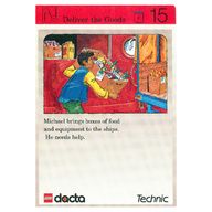 Деталь LEGO Activity Card, Set 9603, Invention 15 - Deliver the Goods, Цвет не указан/любой