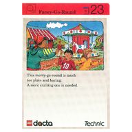 Деталь LEGO Activity Card, Set 9603, Invention 23 - Fancy-Go-Round, Цвет не указан/любой