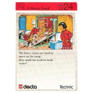 Деталь LEGO Activity Card, Set 9603, Invention 24 - A Heavy Load, Цвет не указан/любой