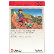 Деталь LEGO Activity Card, Set 9603, Invention 30 - Give Me a Brake, Цвет не указан/любой