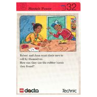 Деталь LEGO Activity Card, Set 9603, Invention 32 - Stretch Power, Цвет не указан/любой