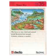 Деталь LEGO Activity Card, Set 9603, Invention 35 - Water Way, Цвет не указан/любой