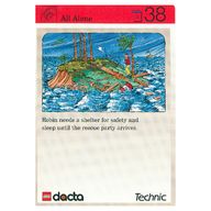 Деталь LEGO Activity Card, Set 9603, Invention 38 - All Alone, Цвет не указан/любой