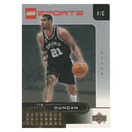 Деталь LEGO Trading Card, NBA: Tim Duncan, San Antonio Spurs #21 (Gold Leaf), Цвет не указан/любой