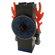Деталь LEGO Viking Chess Piece Blue Rook - Glued, Цвет не указан/любой