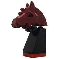 Деталь LEGO Viking Chess Piece Red Knight - Portions may be Glued, Цвет не указан/любой