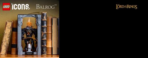 Набор LEGO The Lord of the Rings: Balrog Book Nook