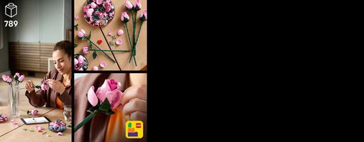 Набор LEGO Bouquet of Pink Roses