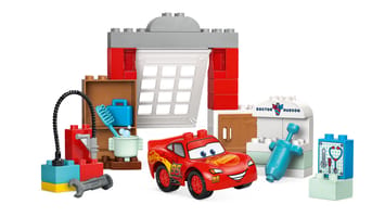 Набор LEGO 10456 Визит Маккуина в гараж Дока