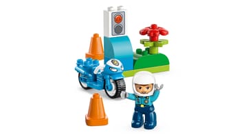 Набор LEGO Синий полицейский мотоцикл
