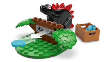 Набор LEGO Битва рапторов Спайди и Гобби в штабе