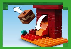 Набор LEGO The Nether Lava Battle