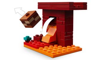 Набор LEGO The Nether Lava Battle