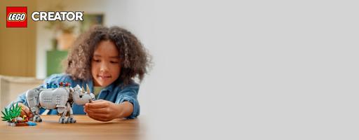 Набор LEGO Wild Animals: Majestic Rhino with Birds