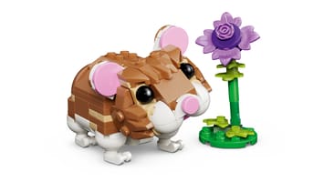 Набор LEGO Милый хомячок с цветком