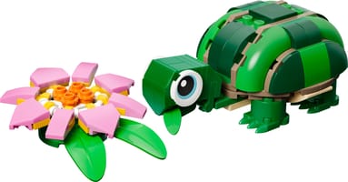 Набор LEGO Черепаха с кувшинкой