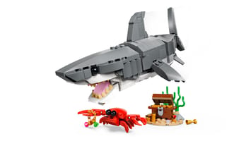 Набор LEGO 31381 Злобная акула и сундук с сокровищами