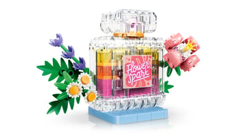 Набор LEGO Флакон духов с цветочным декором
