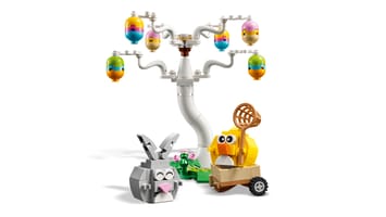 Набор LEGO 40808 Кролик и цыпленок в поисках пасхальных яиц