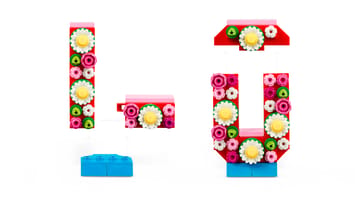 Набор LEGO Буквы любви