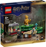 Набор LEGO «Министерские закуски» и стойка с «Ежедневным пророком»