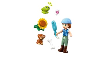 Набор LEGO Фургон для лошади и жеребенка