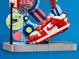 Набор LEGO Nike Dunk Trickshot