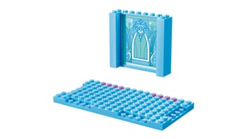 Набор LEGO Ледяной замок Эльзы и снежная горка