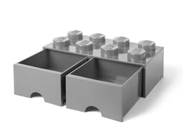 Набор LEGO Storage Brick Drawer (8-Stud Light Bluish Gray)