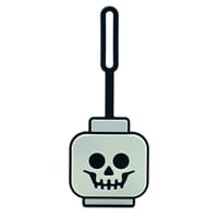 Набор LEGO 5009498 Skeleton Head Glow-in-the-Dark Bag Tag