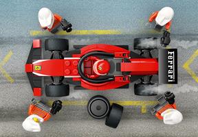 Набор LEGO F1 Pit Stop & Pit Crew with Ferrari Car
