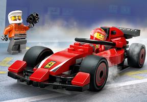 Набор LEGO F1 Pit Stop & Pit Crew with Ferrari Car