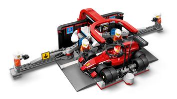 Набор LEGO F1 Pit Stop & Pit Crew with Ferrari Car