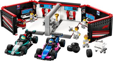 Набор LEGO 60444 F1 Garage & Mercedes-AMG & Alpine Cars