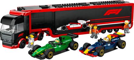 Набор LEGO 60445 F1 Truck with RB20 & AMR24 F1 Cars