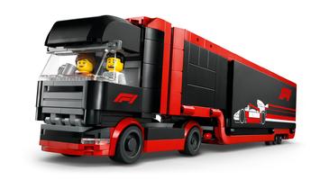 Набор LEGO F1 Truck with RB20 & AMR24 F1 Cars