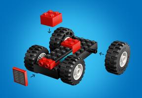 Набор LEGO Red Farm Tractor with Trailer & Sheep