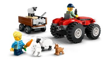 Набор LEGO Red Farm Tractor with Trailer & Sheep