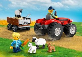 Набор LEGO Red Farm Tractor with Trailer & Sheep