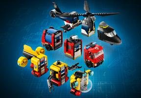 Набор LEGO Helicopter, Fire Truck & Submarine Remix
