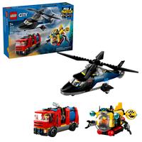 Набор LEGO Helicopter, Fire Truck & Submarine Remix