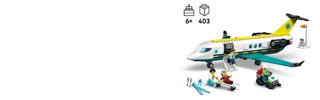 Набор LEGO Emergency Air Ambulance Airplane