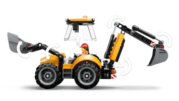 Набор LEGO Желтый экскаватор-погрузчик